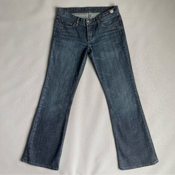 X2 Denim Lab W10 Flare Leg Denim Jeans Low Waist Women’s Size 10 - Picture 1 of 11